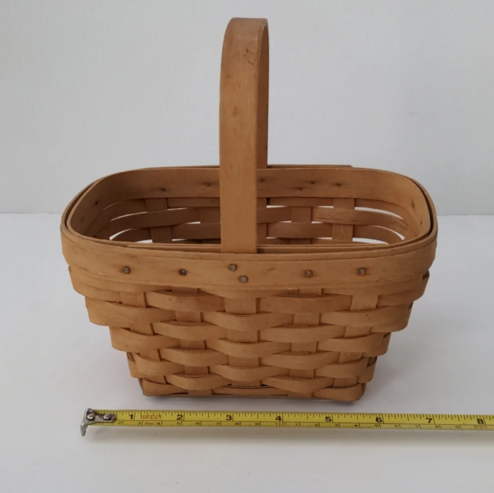 Longaberger Small Comforts Basket with Liner & Protector 2002 VTG